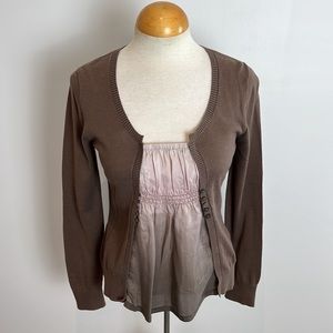 Cortifiel Layered Look Cardigan